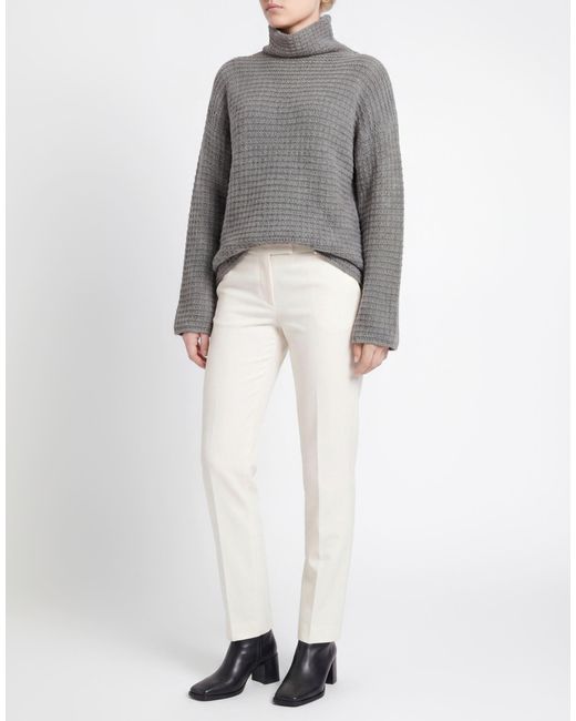 BARNA CASHMERE Gray Turtleneck Cashmere