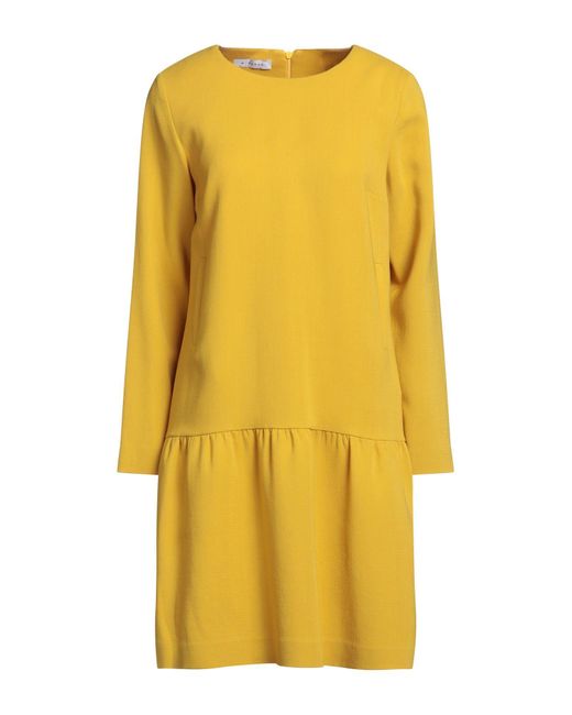 ROSSO35 Yellow Mini Dress