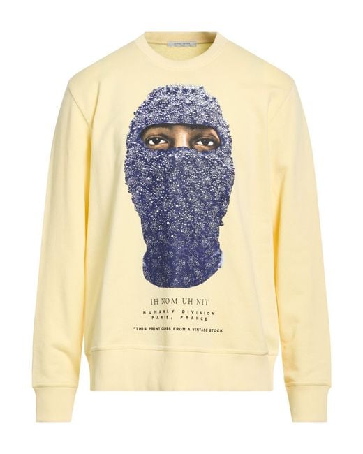 Ih Nom Uh Nit Yellow Sweatshirt Cotton for men