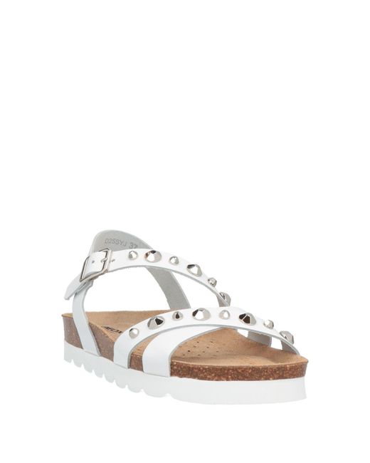 Geox White Sandals