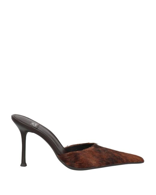 Jeffrey Campbell Brown Mules & Clogs