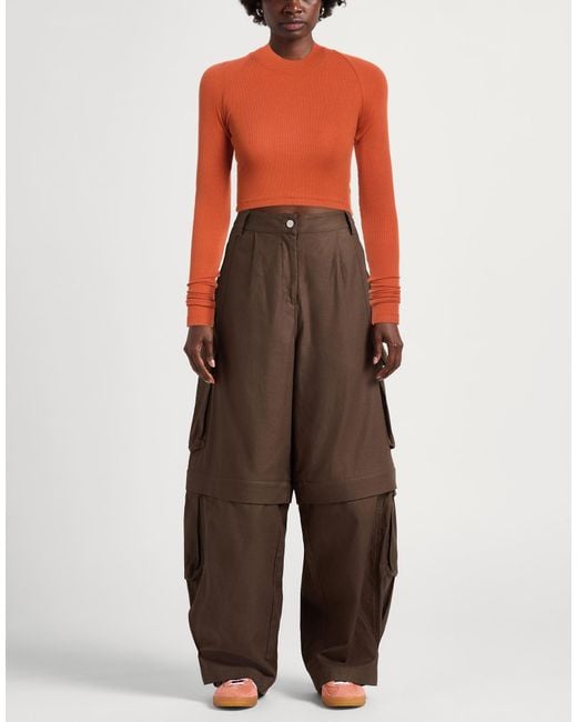 Alix Orange Rust Top Modal, Elastane