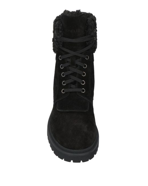 Moncler Black Ankle Boots