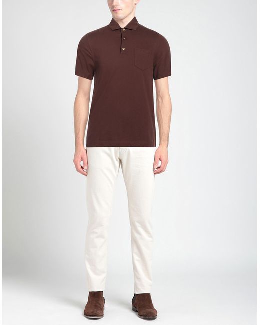 Heritage Poloshirt in Brown für Herren