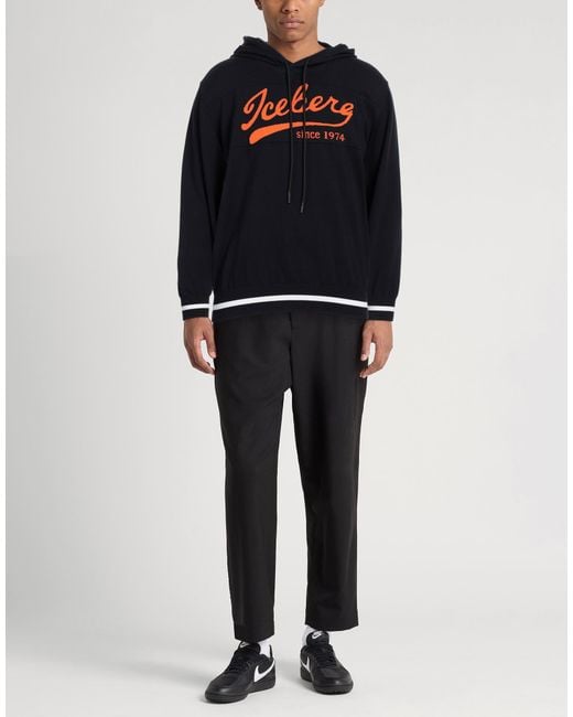 Iceberg Blue Jumper for men