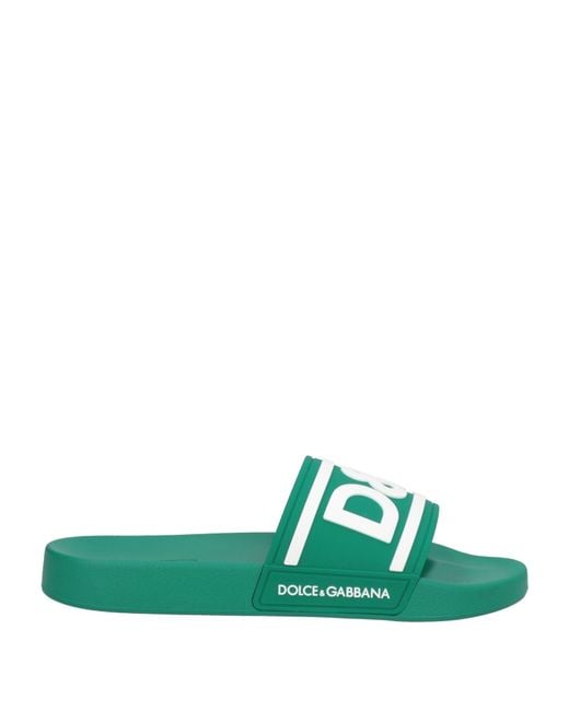 Dolce & Gabbana Green Sandals for men