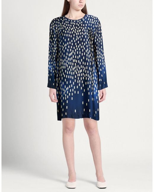Ottod'Ame Blue Caring Mini Dress Viscose