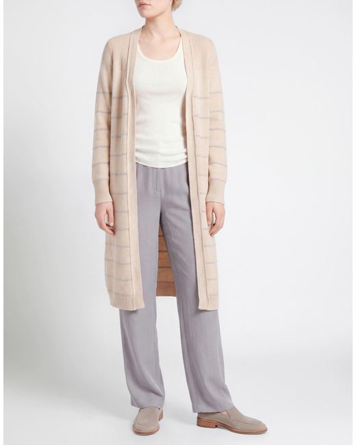 Lorena Antoniazzi Natural Cardigan Cashmere, Virgin Wool, Silk, Polyester