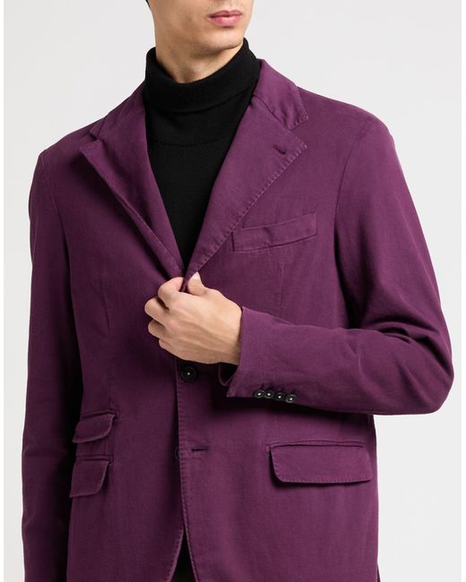 Massimo Alba Purple Blazer for men
