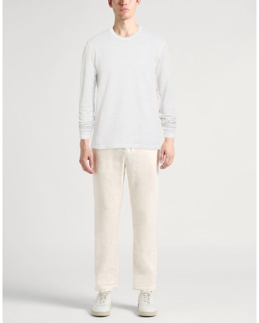 Pullover 120% Lino de hombre de color White