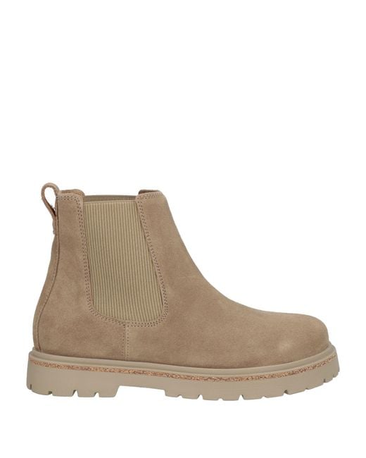 Birkenstock Natural Ankle Boots Leather