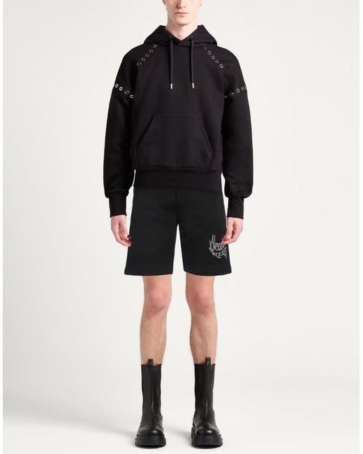 McQueen Black Shorts & Bermuda Shorts for men