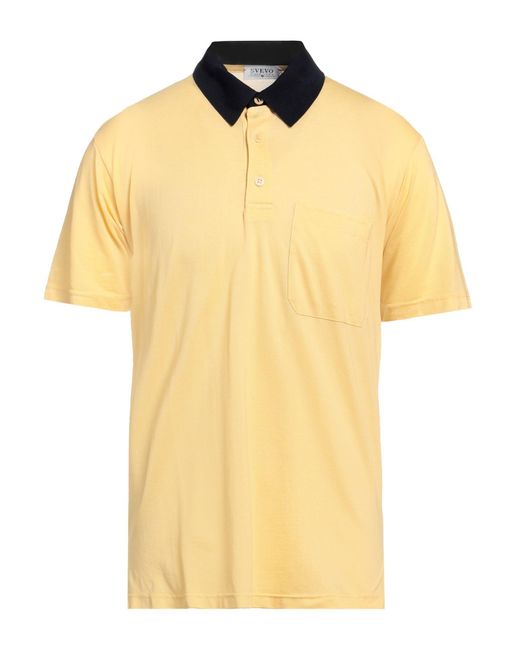 Svevo Yellow Polo Shirt for men