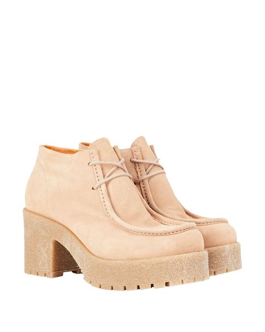 Lemarè Natural Lace-Up Shoes Soft Leather
