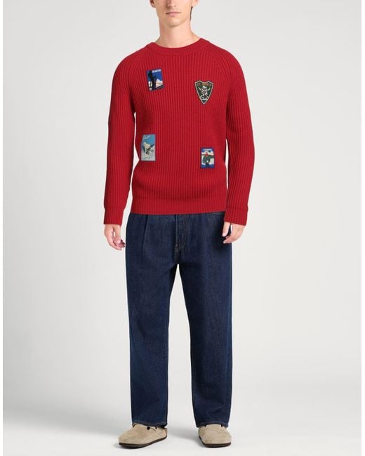 Mc2 Saint Barth Red Jumper for men