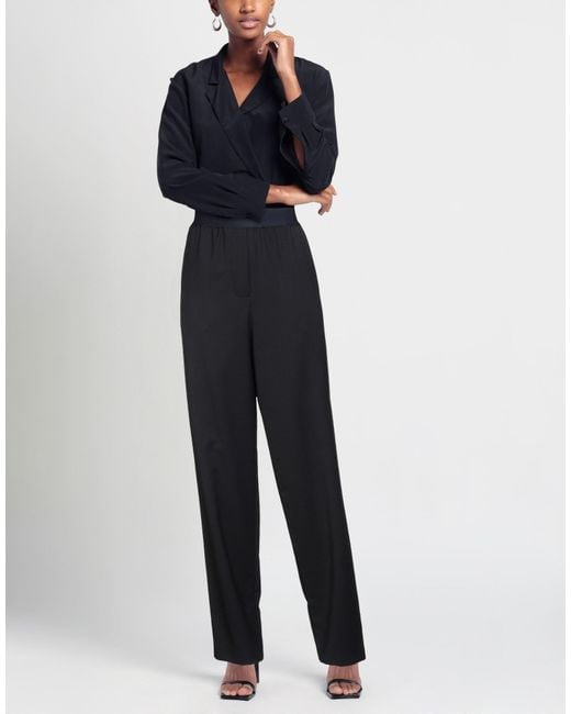 THE M.. Blue The Pants Polyester, Virgin Wool, Elastane