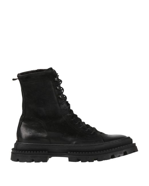 Pawelk's Black Ankle Boots for men