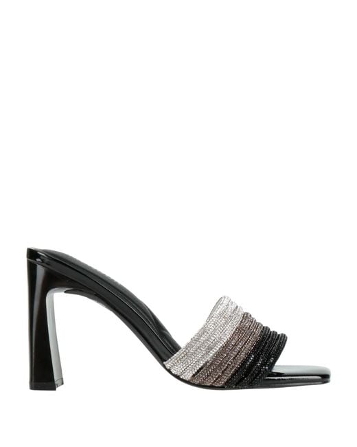 Menbur Black Sandals