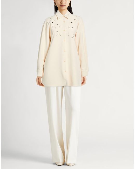 Camisa Alysi de color Natural