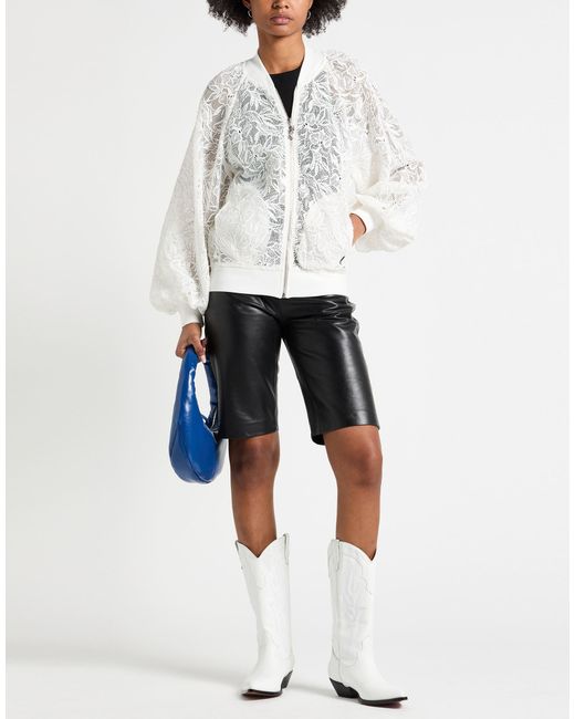 Karl Lagerfeld White Jackets