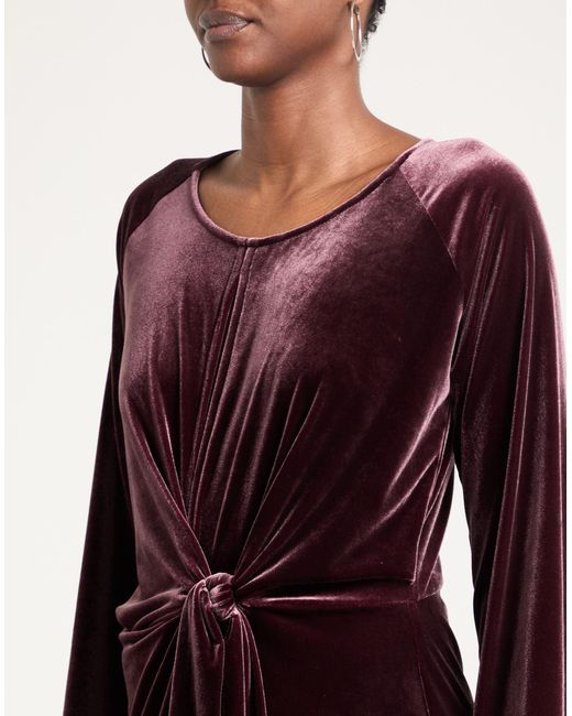 Soallure Purple Mini-Kleid