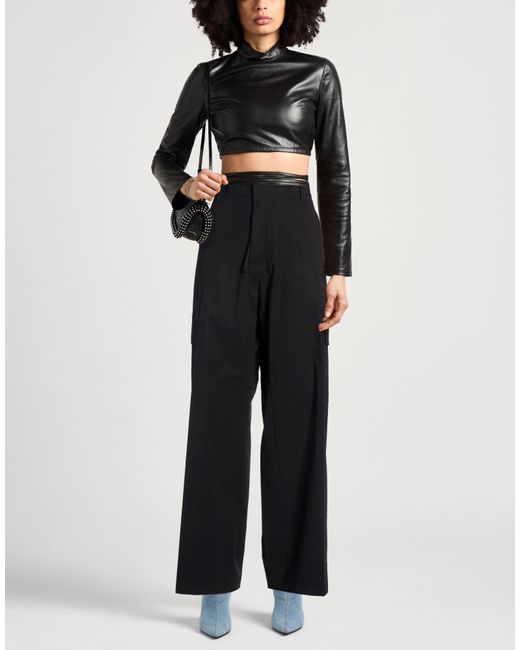 DSquared² Black Pants Cotton, Elastane