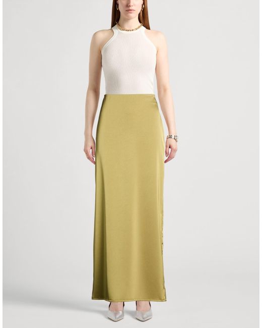 Silvian Heach Yellow Maxi Skirts