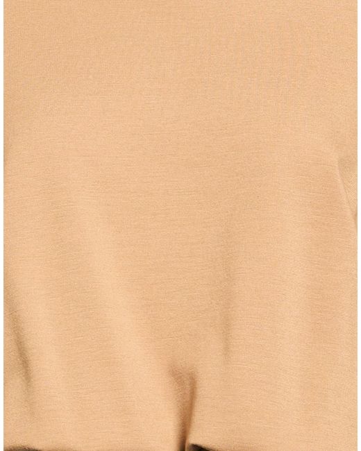 ViCOLO Natural Camel Sweatshirt Viscose, Polyamide, Elastane