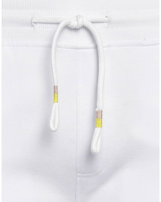 Datch White Pants Polyester, Cotton