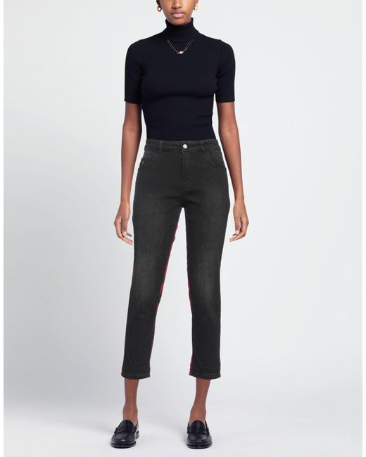 Happiness Black Jeans Cotton, Elastane