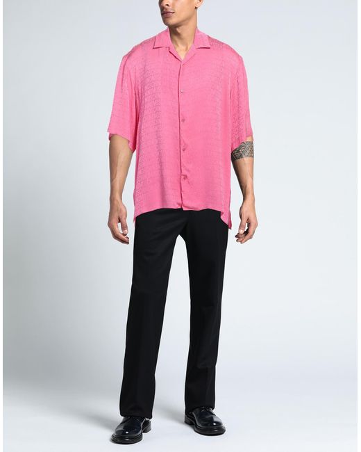 Camisa Moschino de hombre de color Pink