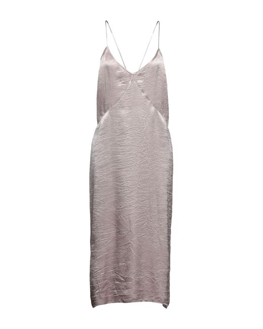 DSquared² Gray Midi Dress