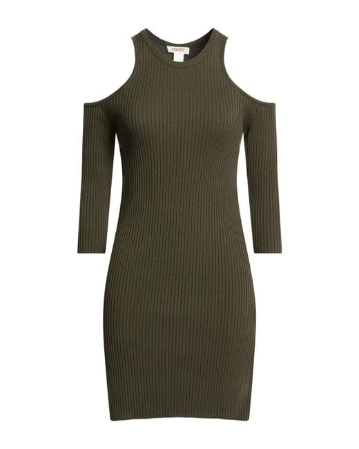 Kontatto Green Mini Dresses