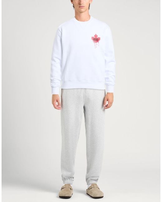 DSquared² White Sweatshirt for men