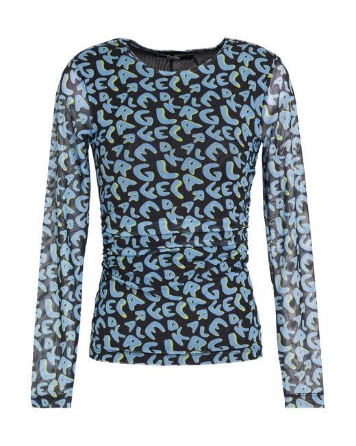 Karl Lagerfeld Blue Top