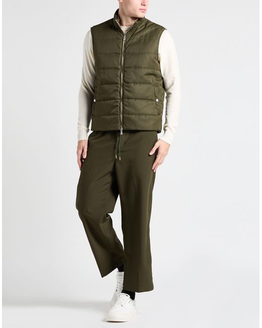Chompa sin mangas Eleventy de hombre de color Green
