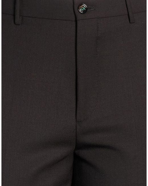 Berwich Black Pants Polyester, Virgin Wool, Elastane