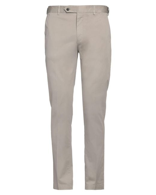Cellar Door Gray Pants Cotton, Elastane for men