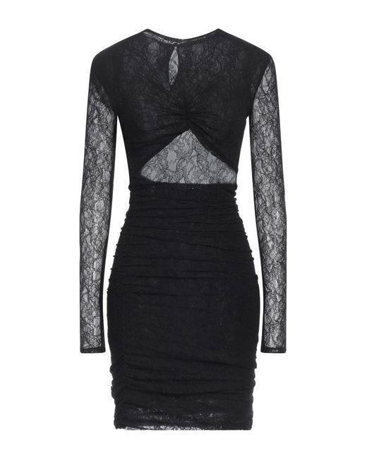 Philosophy Di Lorenzo Serafini Black Mini-Kleid
