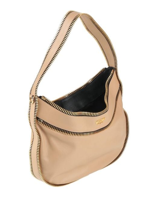 Moschino Natural Shoulder Bag