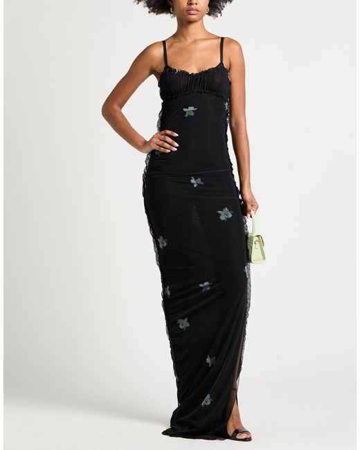 Pinko Black Maxi Dresses