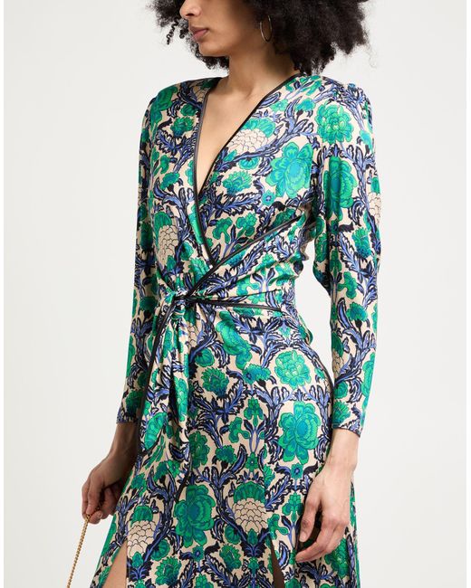 SIMONA CORSELLINI Green Maxi-Kleid