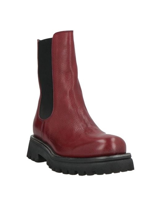 Moma Brown Ankle Boots Calfskin