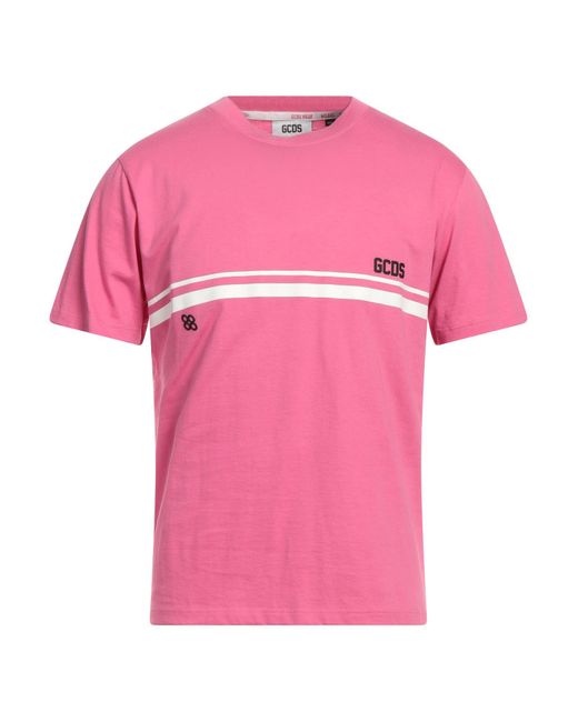 Gcds Pink T-shirt for men