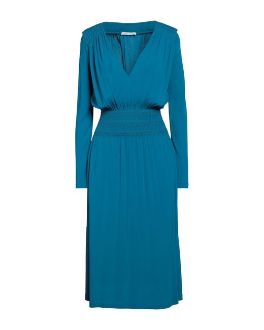 Alberta Ferretti Blue Midi Dress
