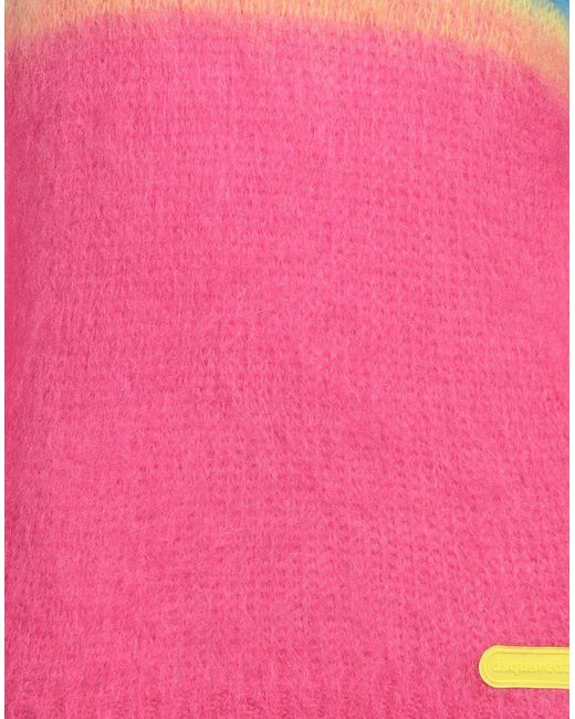DSquared² Pink Fuchsia Sweater Mohair Wool, Polyamide, Wool for men
