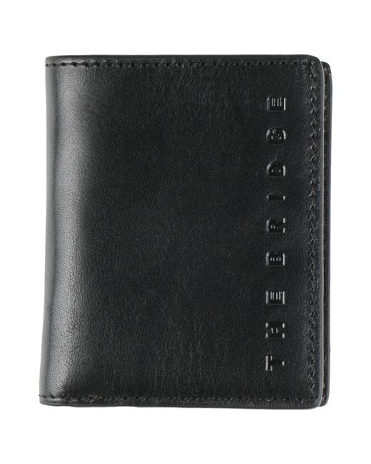 The Bridge Black Wallet Leather for men
