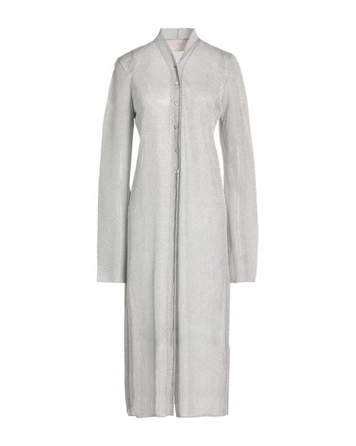 Circus Hotel Gray Cardigan Polyester, Polyamide