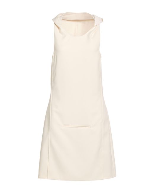 Courreges Natural Mini Dresses