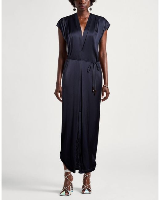 Ottod'Ame Blue Maxi Dress Viscose